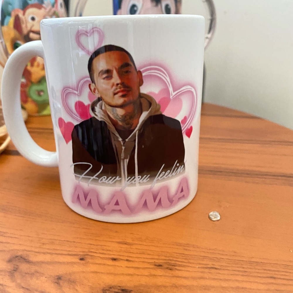 Good girl custom mug how you feelin mama